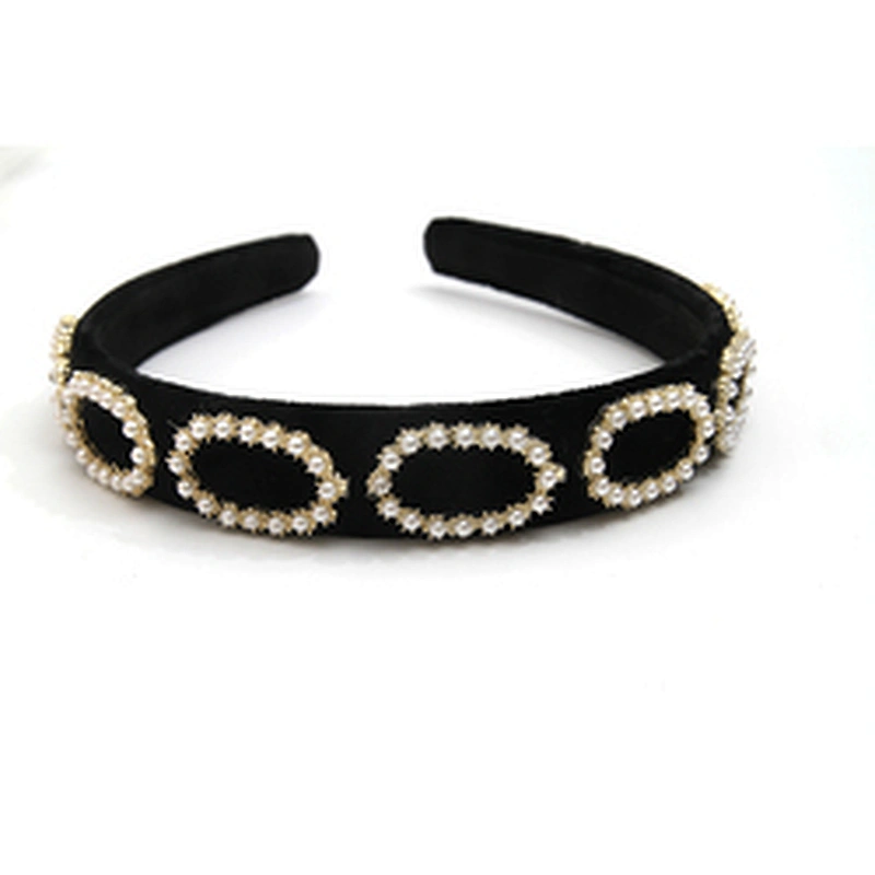 American style diamond monochrome hair band, web celebrity street party fashion hair band, hair accessories