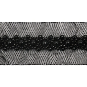 kavatar  wholesale new Handmade Bead lace Embroidered Tulle Trim wedding with Accessories Beads Crystals & Rhinestones