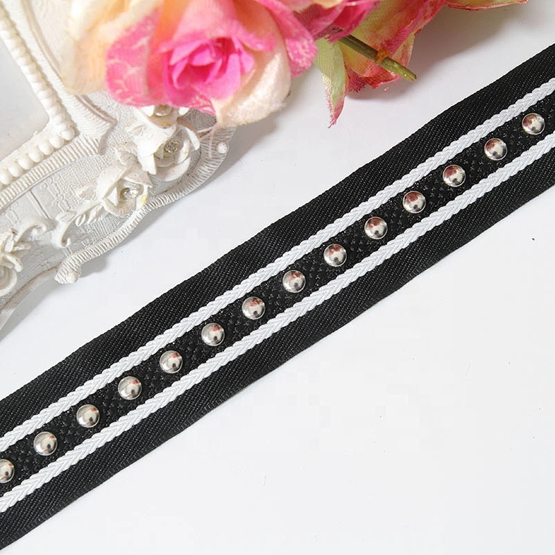 Garment Accessories Studs fabric diy handmade costume dress sewing bead trim Design Rivets Trims