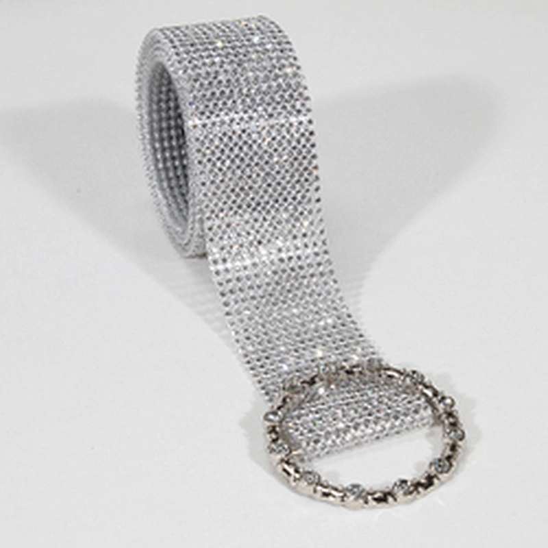 Fashion Accessories Buckle Rhinestone Waist Belt for Women rhinestone belt women