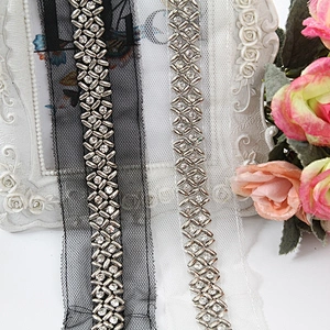 beaded  fringe sequin beaded lace trim  beads fringe