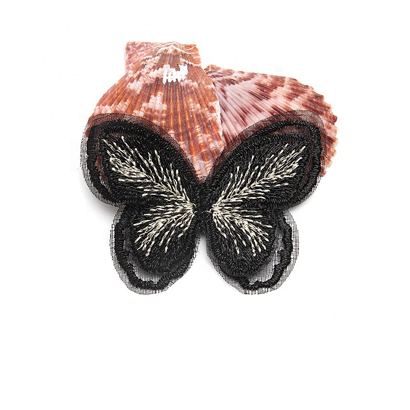 Christmas Cherry Flower Decorative Sew on Rhinestone Beaded Patches Wholesale patches for clothing