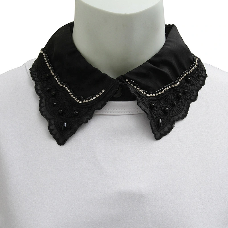 Autumn summer winter shirt collar versatile Korean shirt lace floral false collar  Fake collar