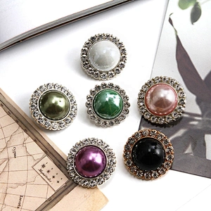 Clothing accessories set diamond buttons, clothing coat accessories buttons wholesale