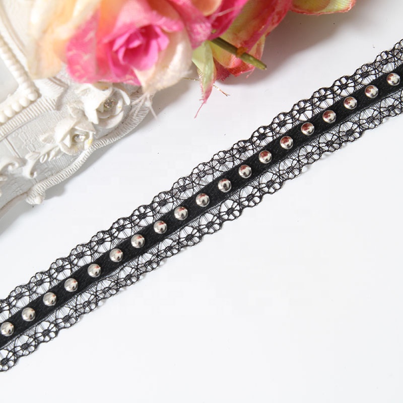 bead lace trim  beaded ribbon trim  Design Lace Trims