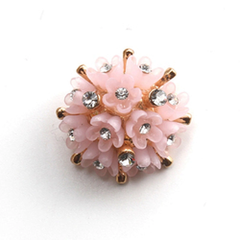 Fashionable rhinestone garment accessories buttons Copper buttons coat garment buttons
