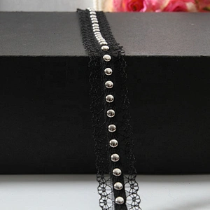 bead lace trim  beaded ribbon trim  Design Lace Trims