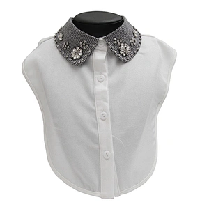 Wholesale Autumn summer winter shirt collar versatile Korean shirt lace floral false collar  Fake collar