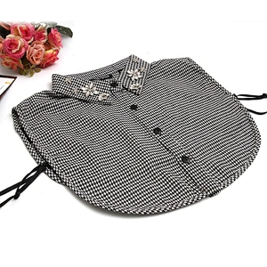 Fake collar Autumn summer winter shirt  false  collar versatile Korean shirt lace floral