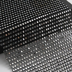 Kavatar mesh for rhinestones point back rhinestone mesh trimming in Rhinestones Fabric fashion Sew-on for  shoes clothing