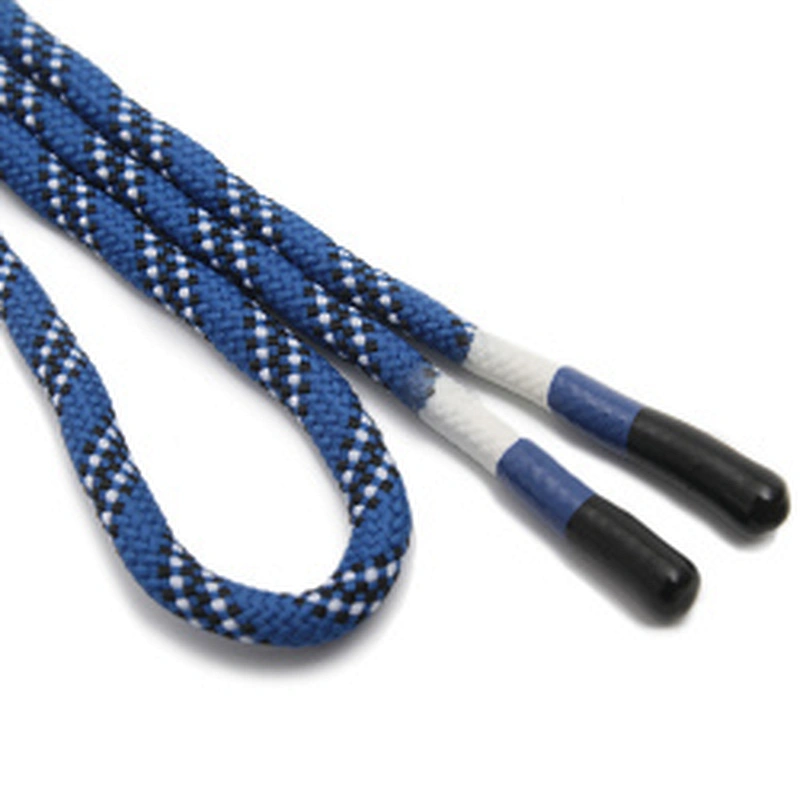 Wholesale  Cords Polyester Garment Drawstring rope Hoodie Rope flat rope Custom Garment Accessories Fashion Silicone End Tips
