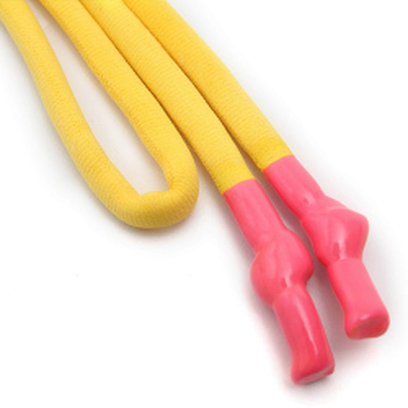 Wholesale  Cords Polyester Garment Drawstring rope Hoodie Rope flat rope Custom Garment Accessories Fashion Silicone End Tips