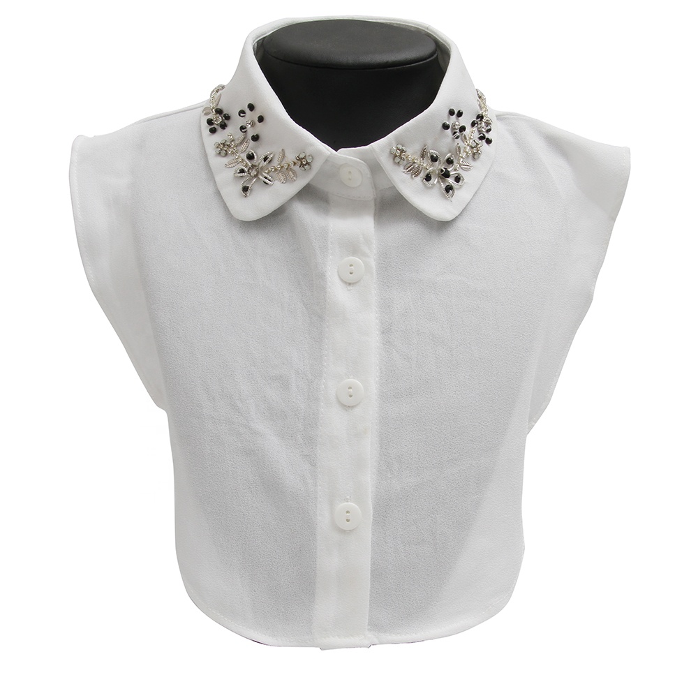 Wholesale Autumn summer winter shirt collar versatile Korean shirt lace floral false collar  Fake collar