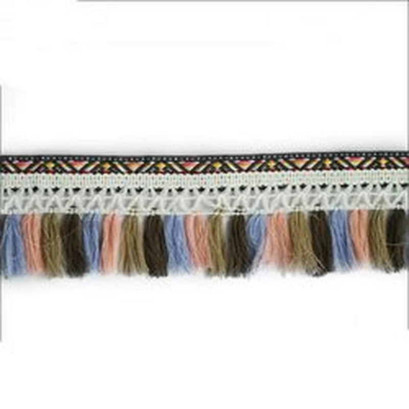 Fashion Colorful Shoes Curtain Tassel Trimming