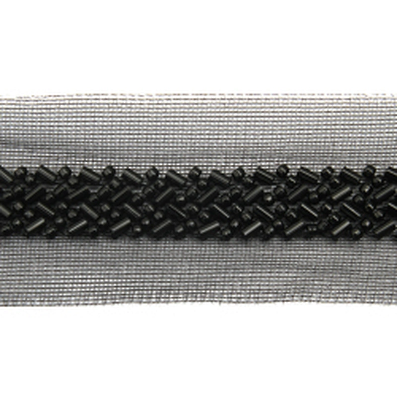 wholesale Embroidery beaded lace trim 3.9 cm Mesh fabric lace trims beautiful Accessories for dress 3D wedding Designer