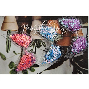 Christmas Cherry Flower Decorative Sew on Rhinestone Beaded Patches Wholesale patches for clothing