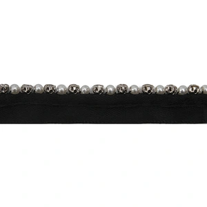 kavatar  wholesale new Handmade Bead lace Embroidered Tulle Trim wedding with Accessories Beads Crystals & Rhinestones