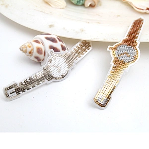 wholesale  designer badges patches cloth stickers Sew on for clothing accessories decoration 3D patch rhinestone sequin patch
