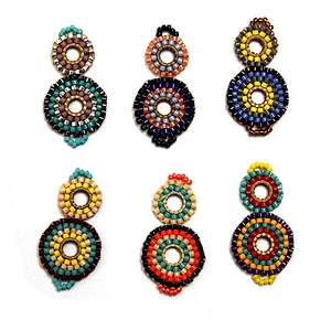 Christmas Cherry Flower Decorative Sew on Rhinestone Beaded Patches Wholesale patches for clothing