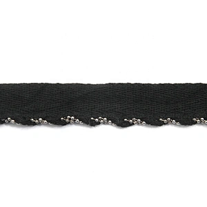 Wholesale Chain lace trim Beaded 1.5 cm Sew-On Trimming ribbon Design herringbone tape trims for clothing