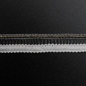 Wholesale Chain lace trim beaded 1.2 cm Sew-On lace trim Polyester Lace trimmings for clothes  Accessories  Cotton