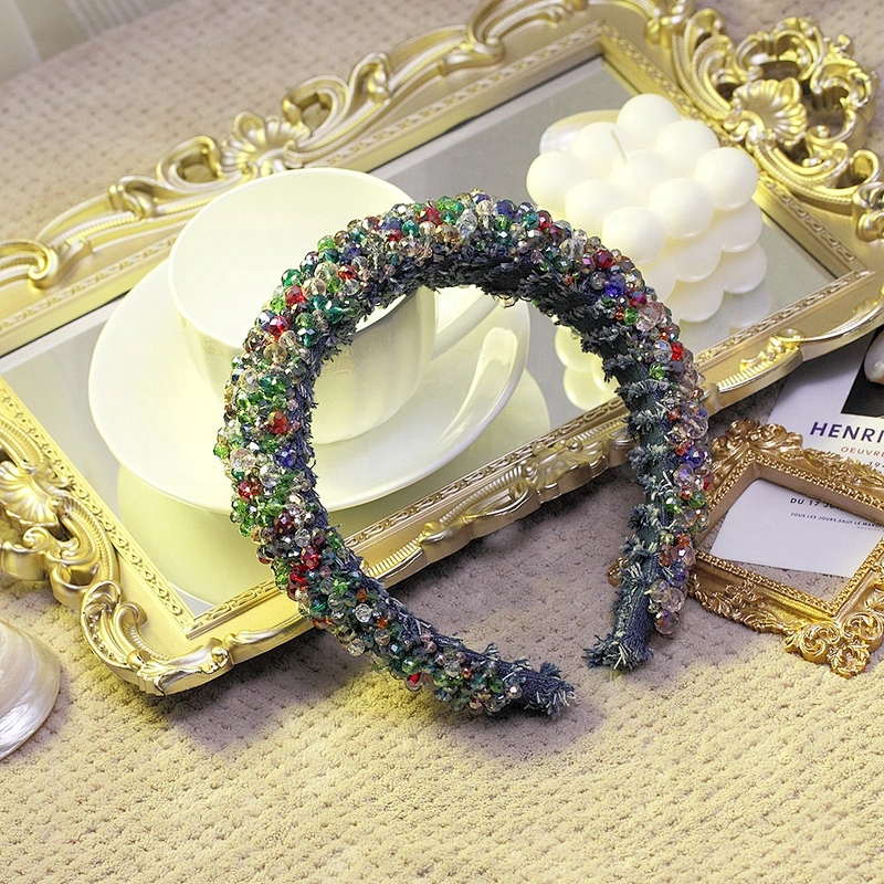 Wholesale headbands  european and American minimalist hair band ,baroque headbands rhinestone headbands