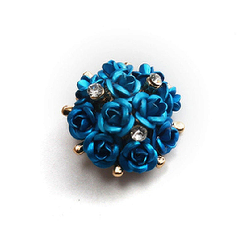 Fashionable rhinestone garment accessories buttons Copper buttons coat garment buttons
