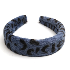 Wholesale sale of colorful  woman hair plush tie elastic creative fluffy fashion girls hair hoop Vintage Furry Headbands fur hea