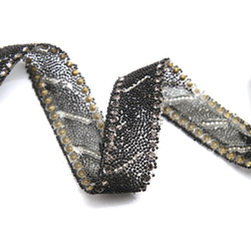 wholesale hot fix tape with rhinestone hot fix trimming chain glitter trim for DIY garment dresses Accessories