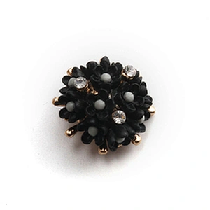 Fashionable rhinestone garment accessories buttons Copper buttons coat garment buttons