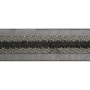 kavatar  wholesale new Handmade Bead lace Embroidered Tulle Trim wedding with Accessories Beads Rhinestones