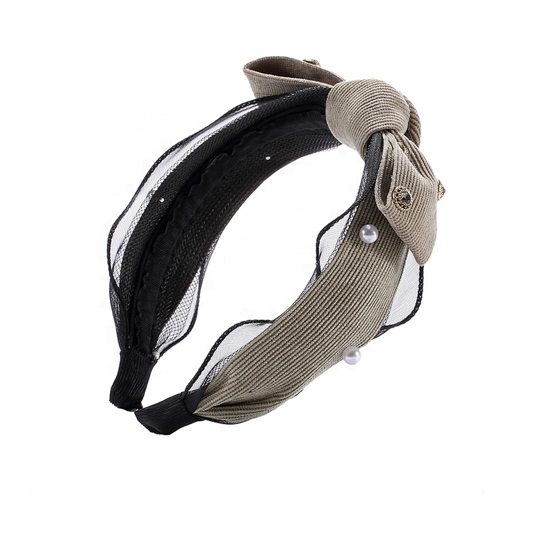 European and Korean beauty simple simple fashion nail pearl hairband, web celebrity fashion headband hair accessories