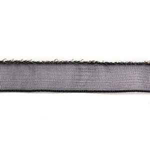 Wholesale Chain lace trim beaded 1.1 cm Sew-On lace trim Polyester net mesh Lace trimmings for clothes  Accessories