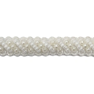 kavatar  wholesale new Handmade Bead lace Embroidered Tulle Trim wedding with Accessories Beads Crystals & Rhinestones