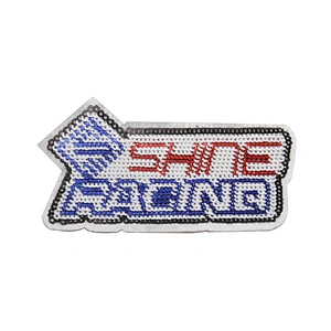 wholesale  designer badges patches cloth stickers Sew on for clothing accessories decoration 3D patch rhinestone sequin patch
