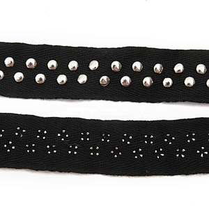 lace trim ribbon diy handmade costume dress sewing Studs Bead Trimming Design Rivets Triming