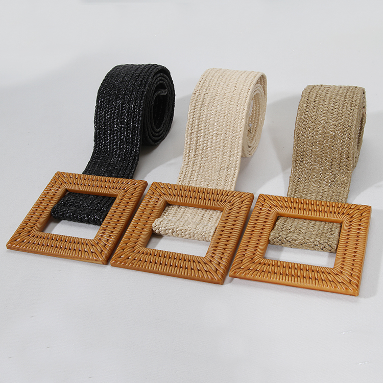 Wholesale 88.5cm Synthetic Women Garment Decoration Elastic Woven Fabric Waistbelt