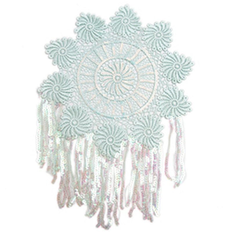 Factory supplies water - soluble bead embroidery clothing accessories lace embroidery fabric sequins decoration