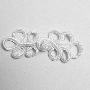 Chinese knot button frog closure style Handmade clasp High-end belt dress decorative buckle gold  nine hole lute plate buckle