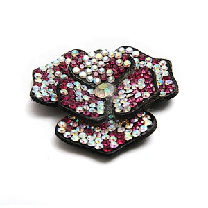 The latest trend of patches decorative clothing shoes and hats sewn in rhinestone beads patch applique