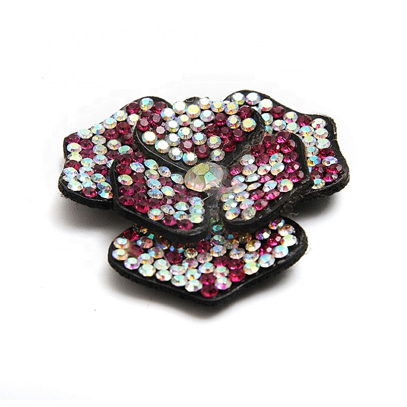 The latest trend of patches decorative clothing shoes and hats sewn in rhinestone beads patch applique