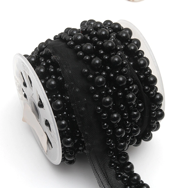kavatar  wholesale new Handmade Bead lace Embroidered Tulle Trim wedding with Accessories Beads Crystals & Rhinestones