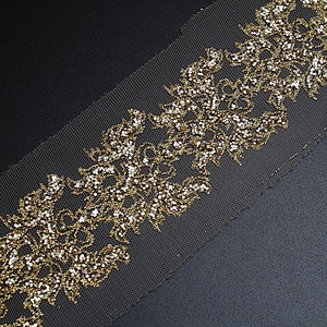 Fashion hand bronzing manual bar code lace clothing accessories