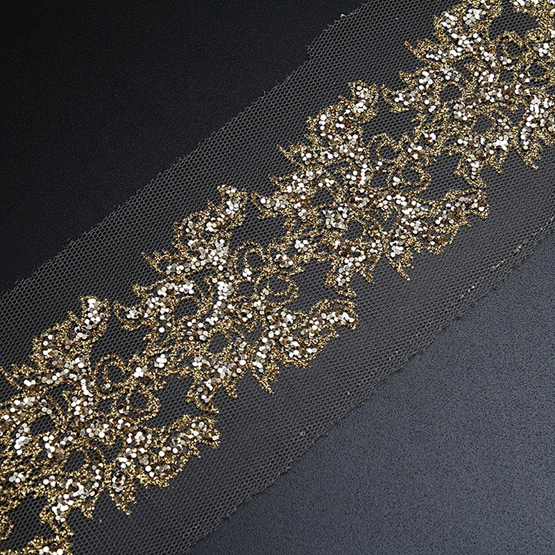 Fashion hand bronzing manual bar code lace clothing accessories