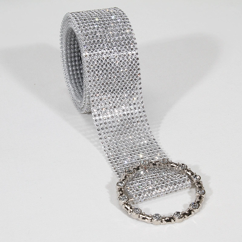 Fashion Accessories Buckle Rhinestone Waist Belt for Women rhinestone belt women