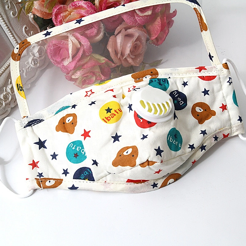 Kavatar child full face cotton anti-fog dust printing maske PM2.5 transfers