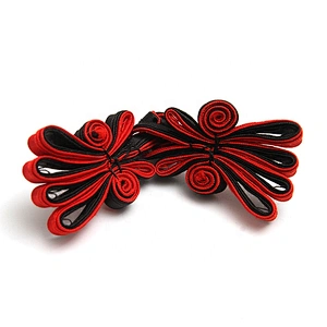 Chinese knot button frog closure Tang dynasty formal wear hand-made dish buckle flower buckle quality Button design Bead button