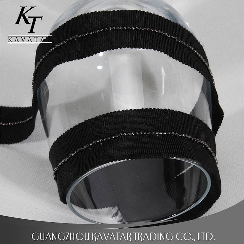 Factory Price Polyester Grosgrain Tape With Mini Accessories Bead