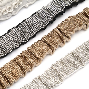 Wholesale Rhinestone by  Shoes Slippers Sandals Accessories upper for sandal women Cotton core