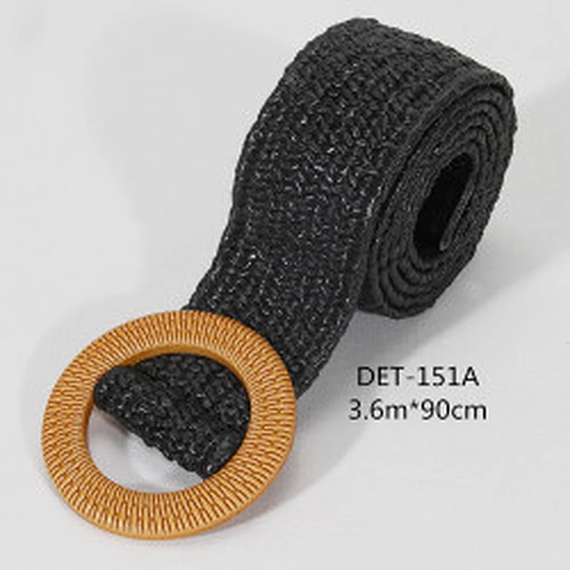 Wholesale 35 inches Stretchy Woven Fabric Waist Belt for Women